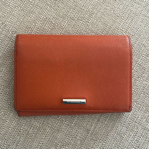 Authentic BurberryBifold Wallet Saffiano Leather - Picture 1 of 16